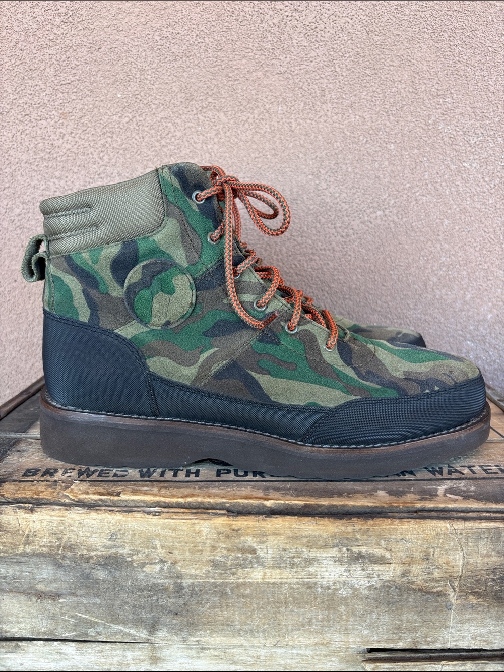 Polo Ralph Lauren Bearsted Green Camo Boot